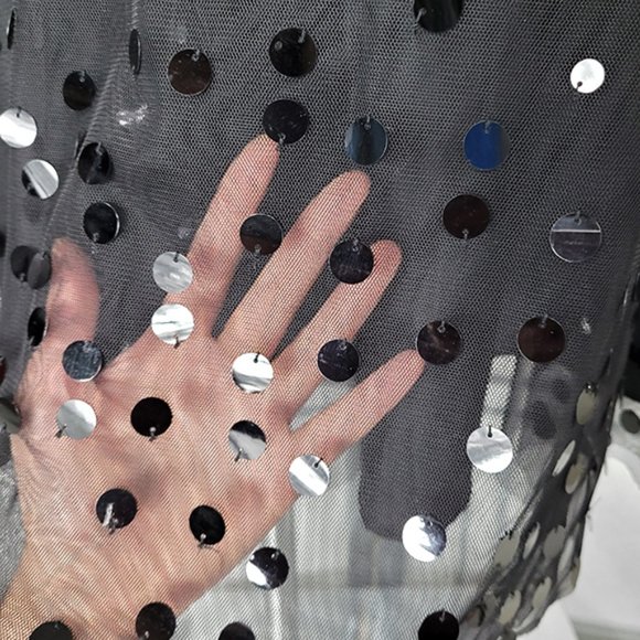 Jessica Howard Sequined Evening Formal Dress 14 - Picture 4 of 8